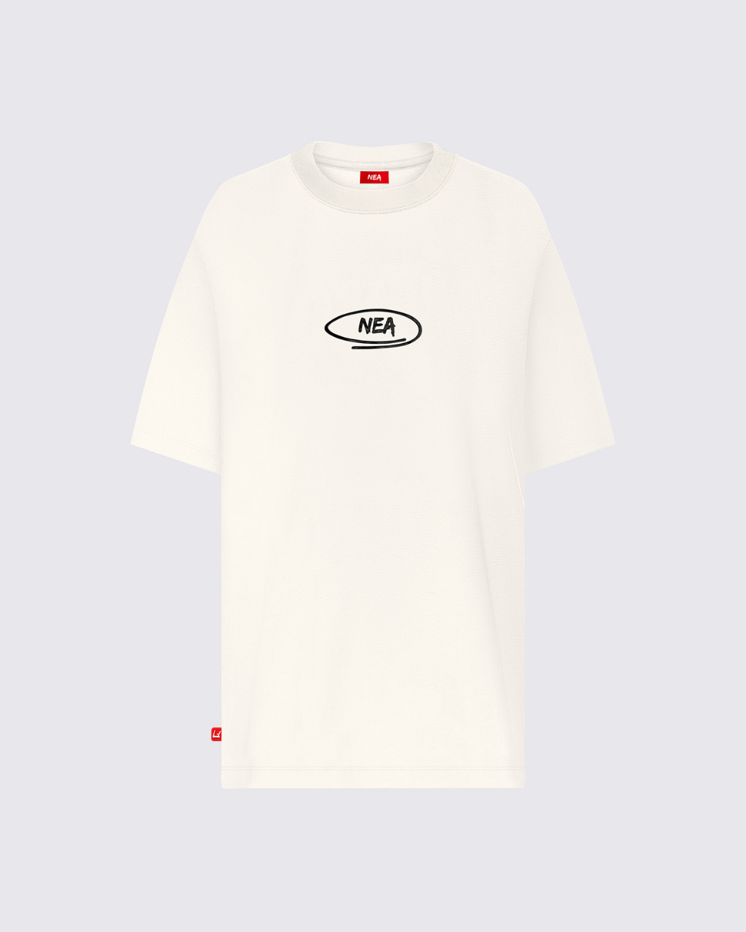 CAMISETA OVERSIZE STEPUP MARFIL NEA